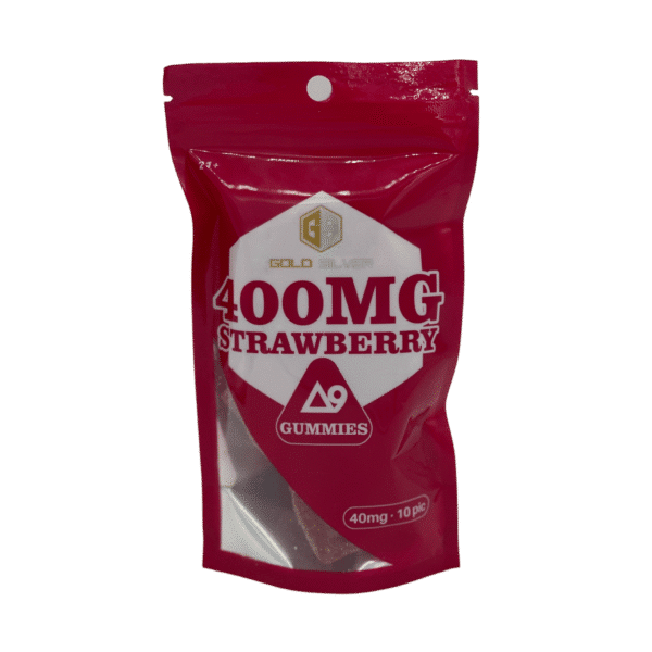 Gold Silver Delta 9 Gummies 400mg Bag - Image 2