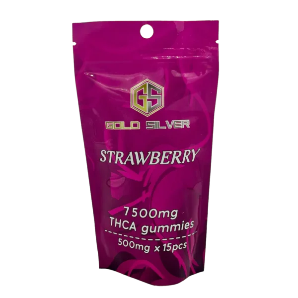 Gold Silver THCA Gummies 7500mg