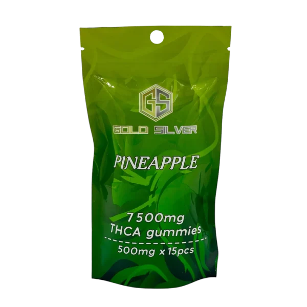 Gold Silver THCA Gummies 7500mg