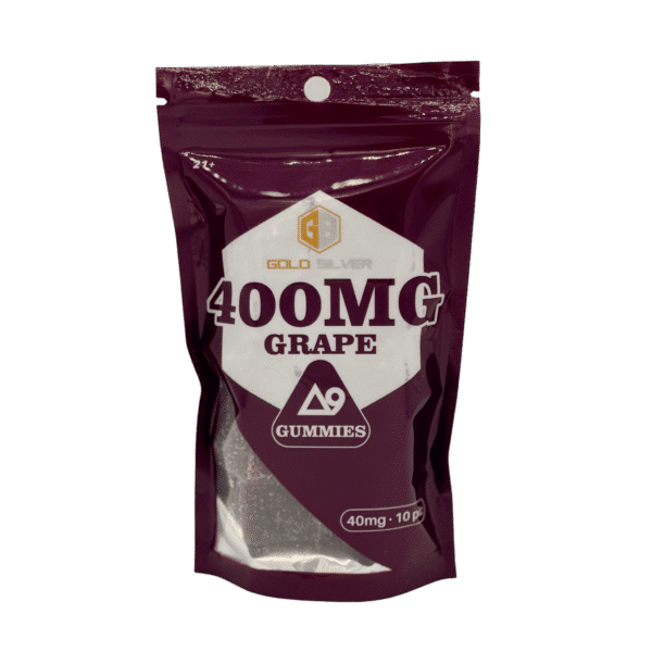 Gold Silver Delta 9 Gummies 400mg Bag - Image 3