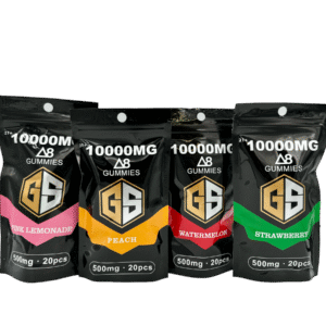 Gold Silver Delta 8 500mg Gummies (10,000mg Bag)